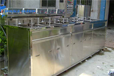 Ultrasonic washing machine for coating pretreatment